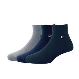 Peter England Men Pack Of 3 Solid Above Ankle-Length Socks image 1