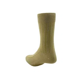 Peter England Men Beige Pack of 3 Cotton Calf Length Socks image 4