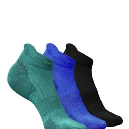 Heelium Men Pack Of 3 Odour-Free Breathable Anti-Bacterial Ankle-Length Socks-image-80
