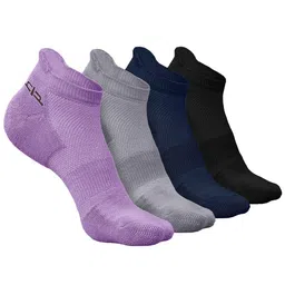 Heelium Men Pack Of 4 Odour Free Ankle Length Socks-picture-24