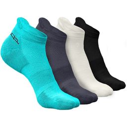Heelium Women Pack Of 4 Anti-Bacterial Ankle Length Socks-picture-19