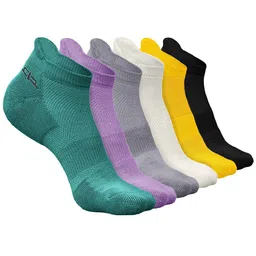 Heelium Men Pack Of 6 Breathable Ankle Length Socks-image-41