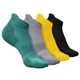 Heelium Men Pack Of 4 Breathable Ankle Length Socks-picture-27