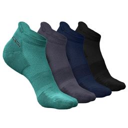 Heelium Men Pack Of 4 Anti-Bacterial Breathable Ankle Length Socks-picture-46