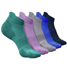 Heelium Men Pack Of 5 Anti-Bacterial Odour-Free Ankle-Length Socks-picture-32
