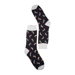The Tie Hub Patterned Calf-Length Cotton Socks-picture-2