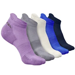 Heelium Men Pack Of 5 Anti-bacterial Ankle Length Socks-picture-20