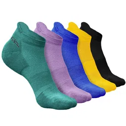 Heelium Men Pack Of 5 Anti-bacterial Ankle Length Socks-image-91