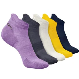 Heelium Men Pack of 5 Anti-Bacterial Ankle-Length Socks-picture-24
