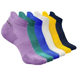 Heelium Men Pack Of 6 Anti-Bacterial Breathable Ankle Length Socks-picture-18