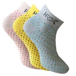 HRX by Hrithik Roshan Women Pack of 3 Socks-picture-25