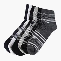 Mast & Harbour Pack Of 6 Patterned Above Ankle Socks image 2
