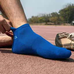 Heelium Men Pack Of 4 Odour Free Ankle Length Socks image 4