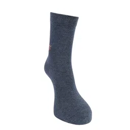 Dollar Socks Men Pack of 3 Assorted Cotton Calf-Length Socks image 2