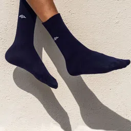 HEELIUM Odour-Free Breathable Bamboo Crew Length Formal Socks image 4