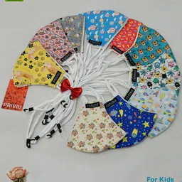 PRIVIU Kids Pack of 10 SMMS Filters Face Masks image 4