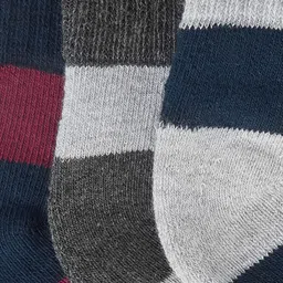 Ajile by Pantaloons Men Pack of 3 Colour-Blocked Ankle-Length Socks image 3