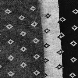 BYFORD by Pantaloons Men Pack Of 3 Patterned Calf-Length Socks image 2