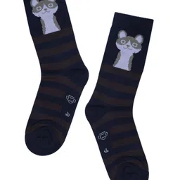 Dollar Socks Kids Pack Of 5 Assorted Cotton Calf Length Socks image 2