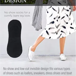 Xjarvis Unisex Pack Of 3 Assorted Anti-Slip No Show Low Cut Loafer Socks image 2