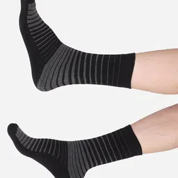 Bodycare Men Pack Of 3 Striped Mid Calf-Length Socks image 4