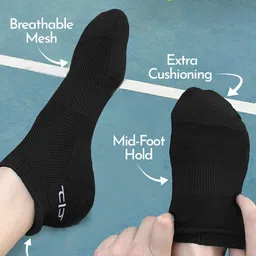 Heelium Men Pack Of 4 Self-Design Ankle-Length Socks image 2