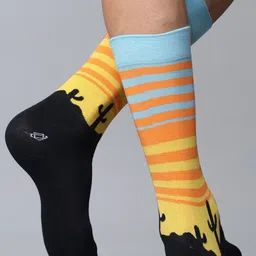 Dollar Socks Men Pack Of 3 Patterned Calf-Length Socks image 3