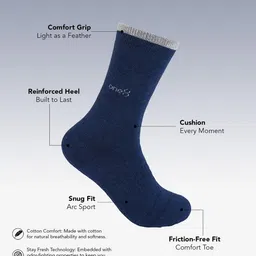 One8 Men Pack Of 3 Calf-Length Socks image 2
