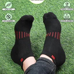 Supersox Real Bamboo Men Pack Of 3 Ankle-Length Socks image 3