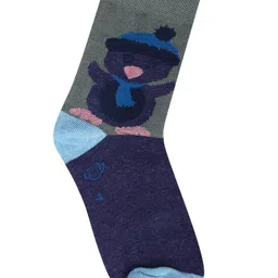 Dollar Socks Kids Pack Of 5 Patterned Assorted Calf-Length Socks image 2