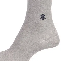 Dollar Socks Men Pack Of 5 Assorted Solid Above Ankle-Length Pure Cotton Socks image 2