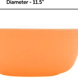 jaycee Plastic Vegetable Bowl Microwave Safe BPA-free Food Grade Bowl Set For Food/Soup image 2