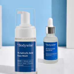 Be Bodywise Women Foaming Face Wash & Niacinamide Serum Acne Marks Reduction Kit-image-78