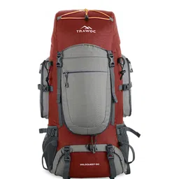 TRAWOC WILDQUEST solid 50L Rucksack for with shoe and laptop compartment-picture-16