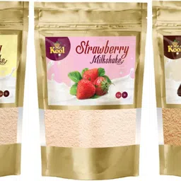 mr.kool Milkshake Powder Strawberry, Nut-Tella, Chocolate Coffee Flavor 100 Gm X 3 image 1