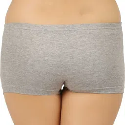 jocker Pack of 3 Printed Women Grey Basic Shorts image 2