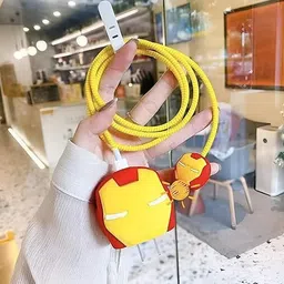 Dyyor Ironman Charger Case & Cover Compatible With iPhone Charger With Wire Protector Cable Protector image 2