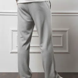 dockstreet Men Striped Grey Track Pants image 3