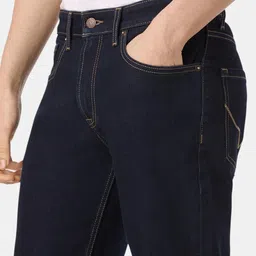 pepe jeans Men Straight Fit Mid Rise Blue Jeans image 4