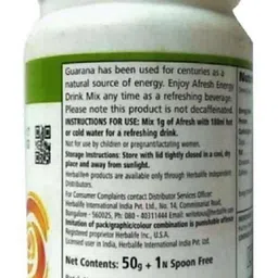 herbalife Nutrition Afresh Protein Blends Energy Drink Mix - Peach Flavour Protein Blends image 2