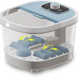 Lifelong LLM1143 Heat & Bubbles Surf Pedicure| 8 Foot Activated Manual Rollers | Foot Spa Massager image 1