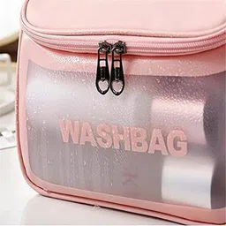 simpliqure Women Pink Cosmetic Bag image 2