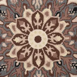 presto Beige Traditional Wool 5 ft x 7 ft Hand Tufted Carpet image 4