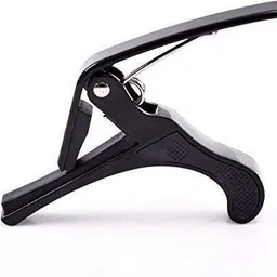 gracecharm Spring Guitar Capo with 5 Picks (Black) Spring Guitar Capo image 2