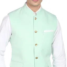 ad by arvind Solid Men Waistcoat-picture-21