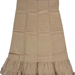 Belizs Dark Beige Pure Cotton Petticoat-picture-11