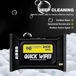 Goodzy quick shine shoe wipes Leather, Patent Leather, Canvas, Synthetic Leather Shoe Cleaner image 5