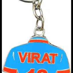 jainzon Virat Kohli Blue Cricket jersey Metal Keychain | Virat 18 Cricket Keychain_z46 Key Chain-picture-26