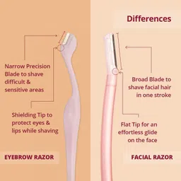 carmesi Eyebrow Razor | For Salon-Like Eyebrows | Eyebrows, Upper Lip, Targeted, Women image 3