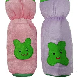 paddy baby Baby Milk Bottle Cover, Pack of 2, Milk Feeding Velvet Bottle Cover 250m-picture-28